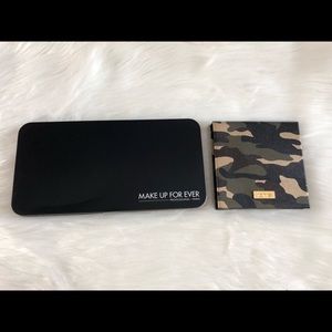 Make Up For Ever and Tarte Palettes